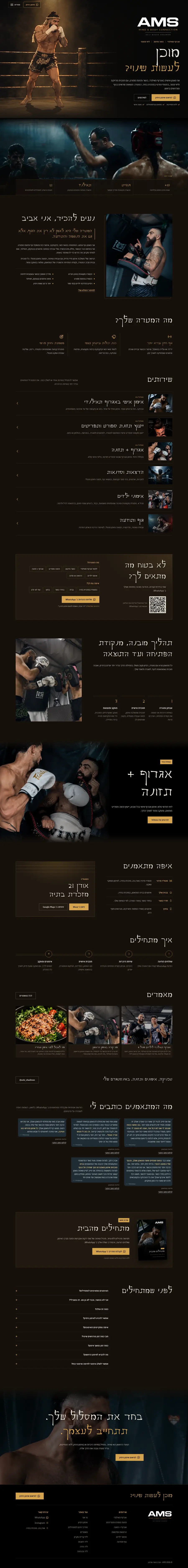 דף הבית של AMS, אגרוף תאילנדי